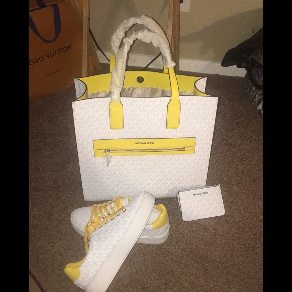 MK set Shoes,Tote,Wallet